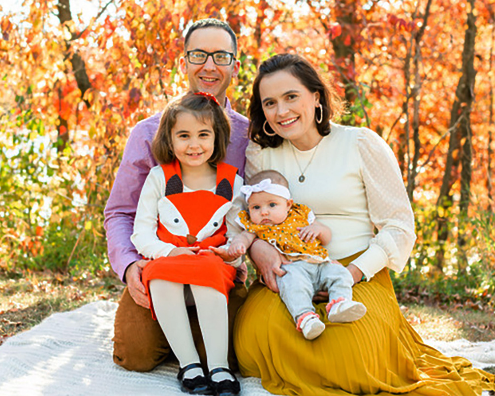 Fall family picture session at Lebanon Hills Regional Park for m